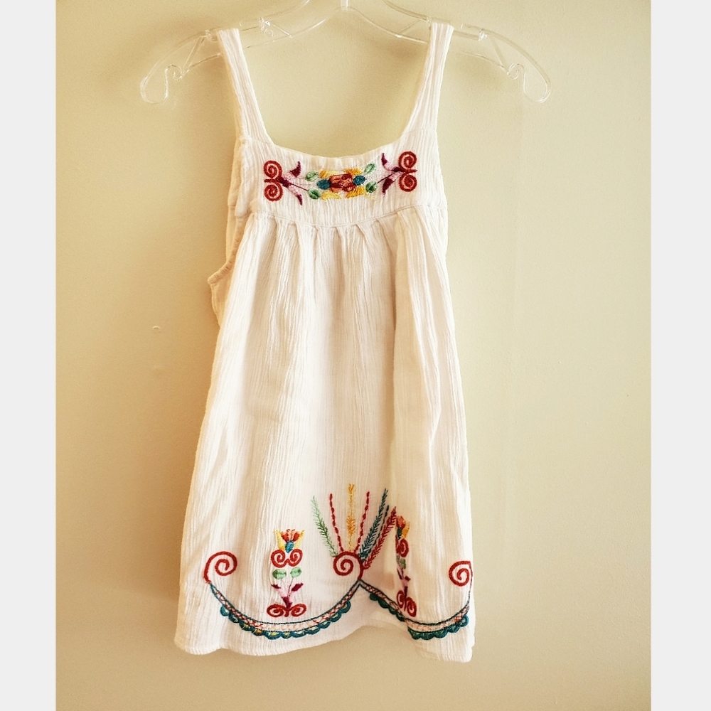 OP embroidered tank top